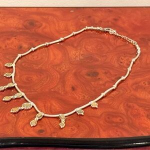 Elegant Gold and Silver Women's Necklace